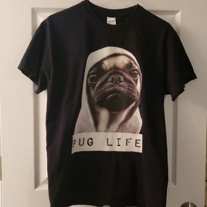 GUC "pug life" tshirt
